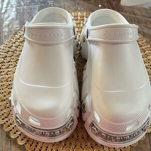 Balenciaga White Slip-On Footwear